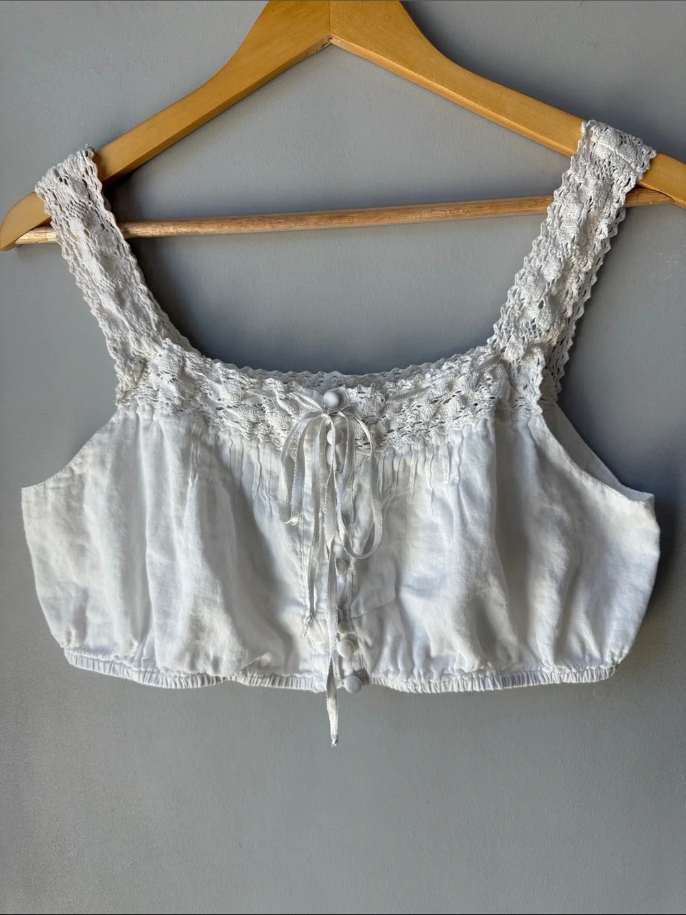 Free People Lace La Dolce Vita Crop Top - Picture 2 of 6